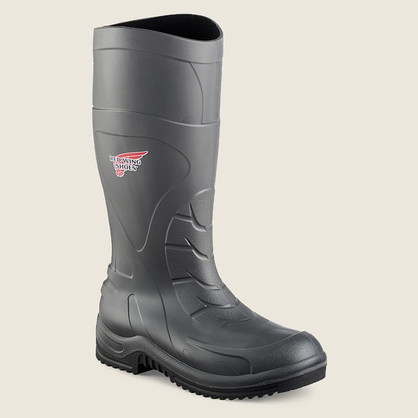 Botas de Seguridad Red Wing Hombre Grises - Injex™ - 17-Inch Waterproof Toe Pull-On - 462-EQUAVM